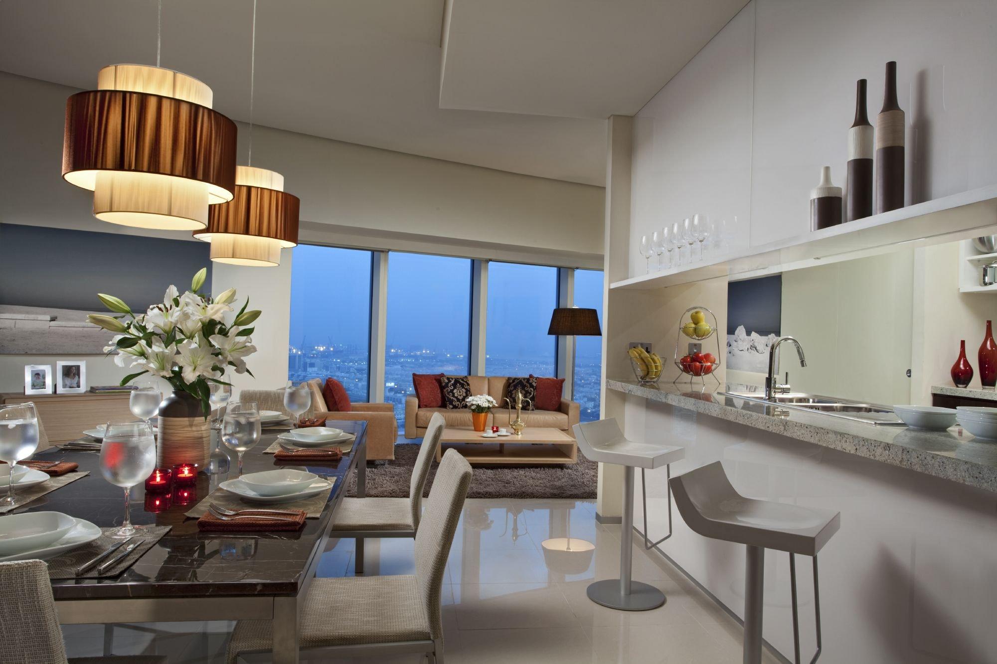 Ascott Park Place Дубай Ресторант снимка